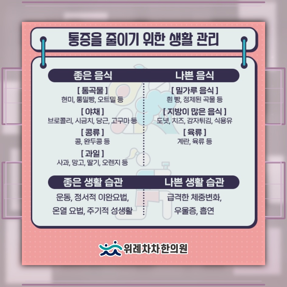 일상에 영향을 주는 생리통의 원인과 대응 살펴보기